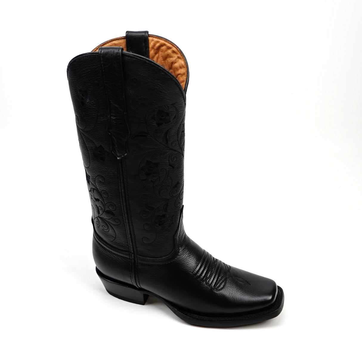 Grisly Black - Short Shaft - Square Toe (E862)