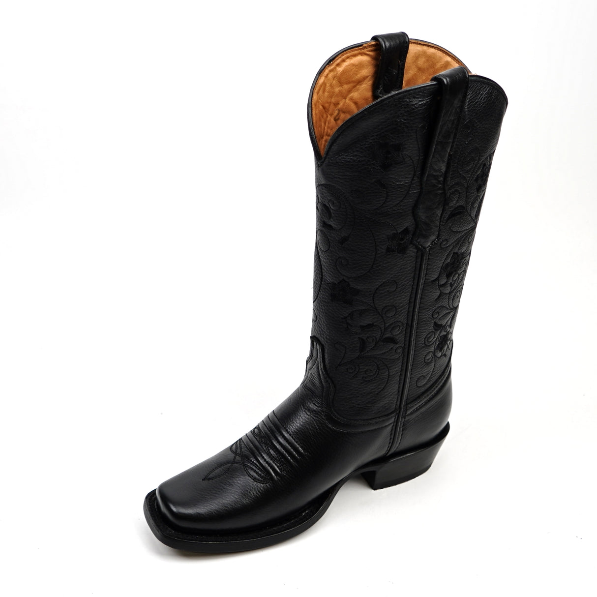 Grisly Black - Short Shaft - Square Toe (E862)