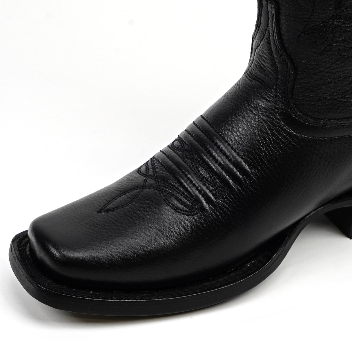 Grisly Black - Short Shaft - Square Toe (E862)