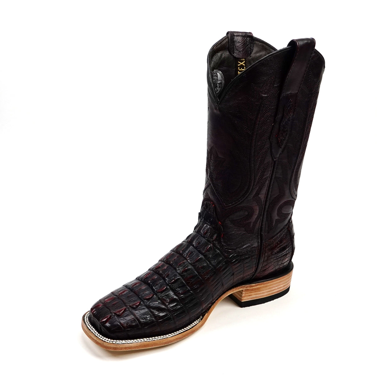 Rhodes Nile Tail - Blackcherry - Square Toe (LM10)