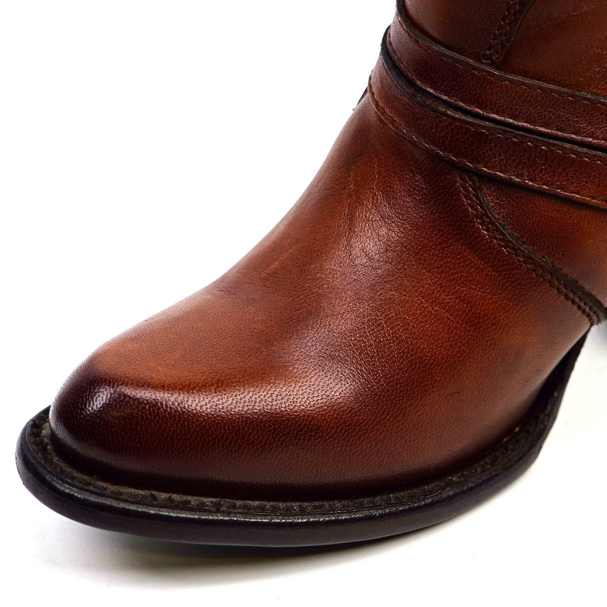 Denali Orange - Tall Shaft - Round Toe