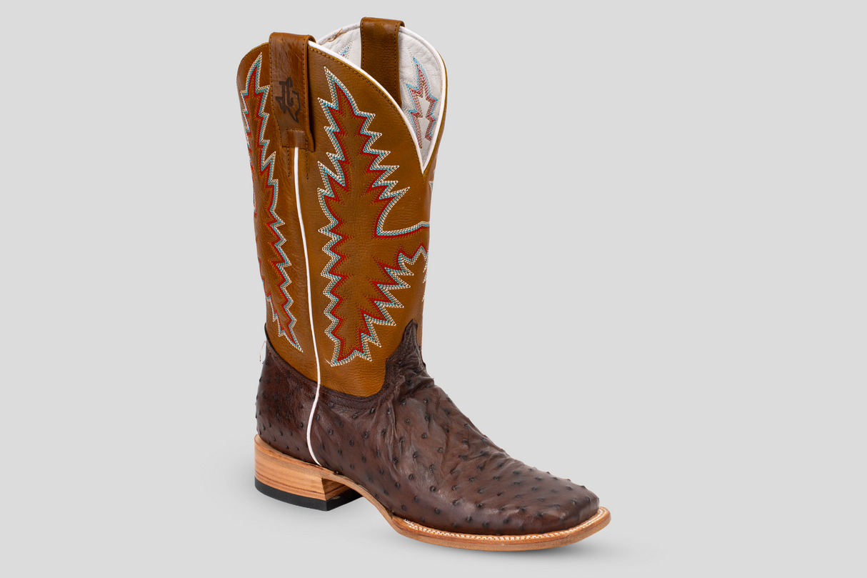 Thompson - Dark Brown - Square Toe