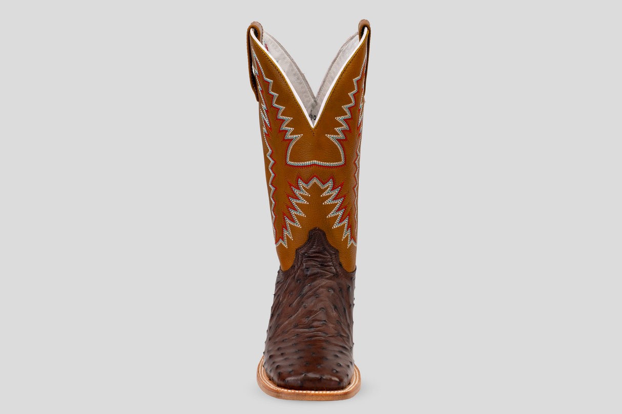 Thompson - Dark Brown - Square Toe