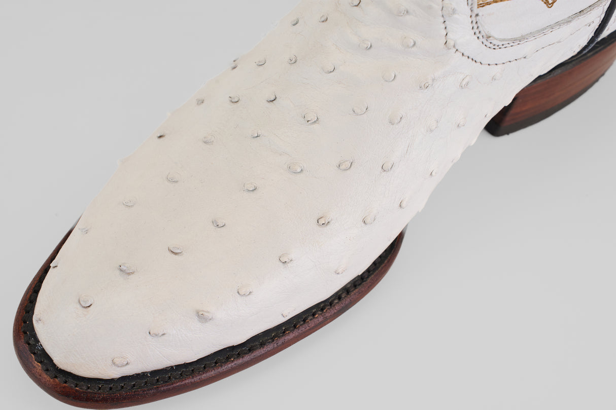Austin - White - Roper Toe