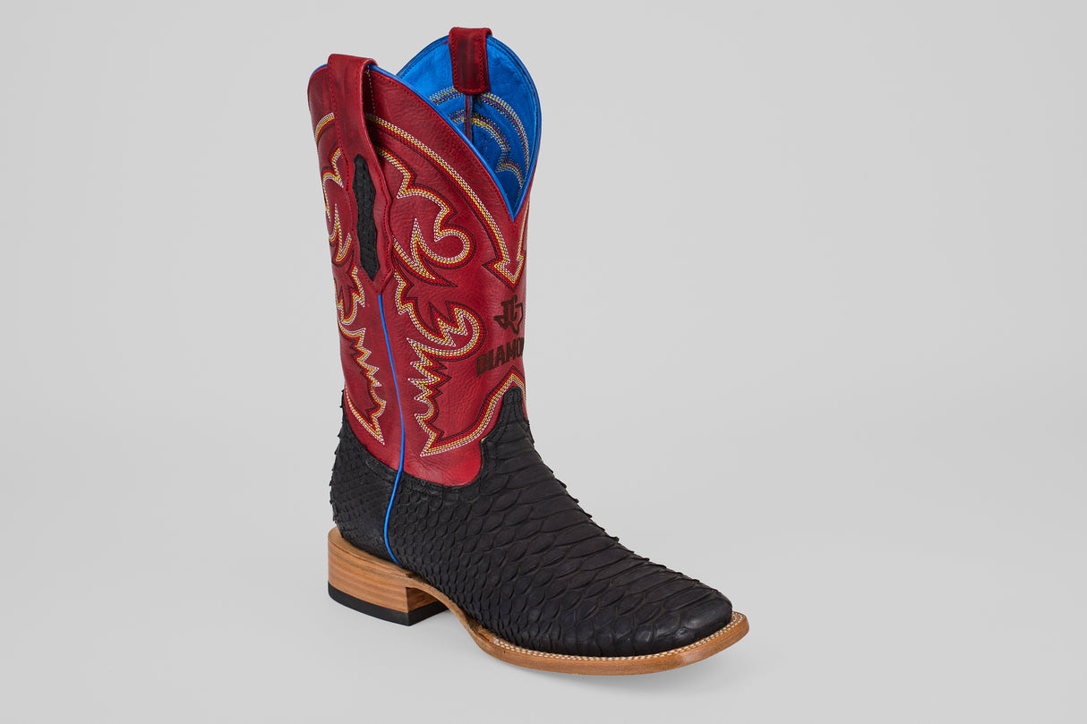 Braxton - Matte Black - Square Toe
