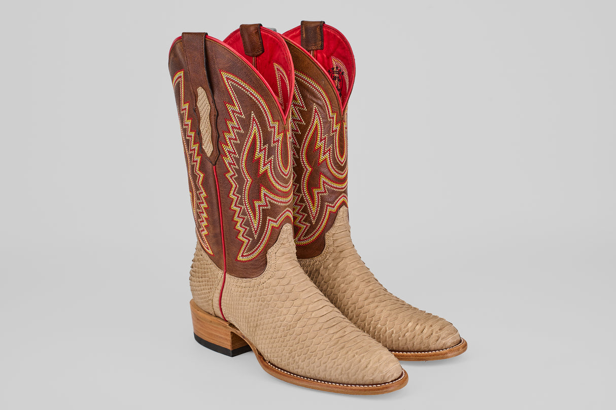 Braxton - Cappuccino - Roper Toe