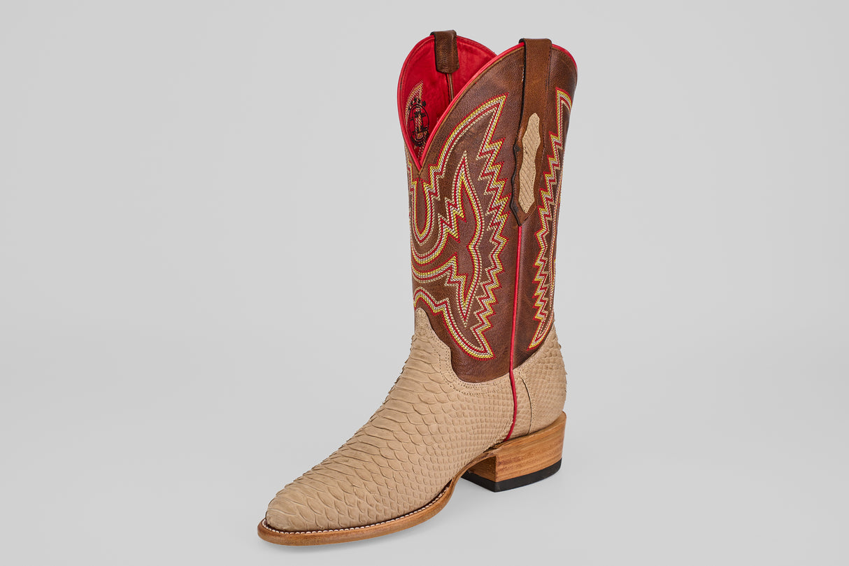 Braxton - Cappuccino - Roper Toe