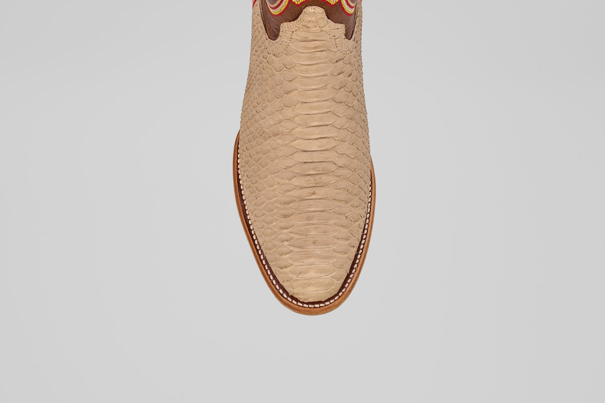 Braxton - Cappuccino - Roper Toe