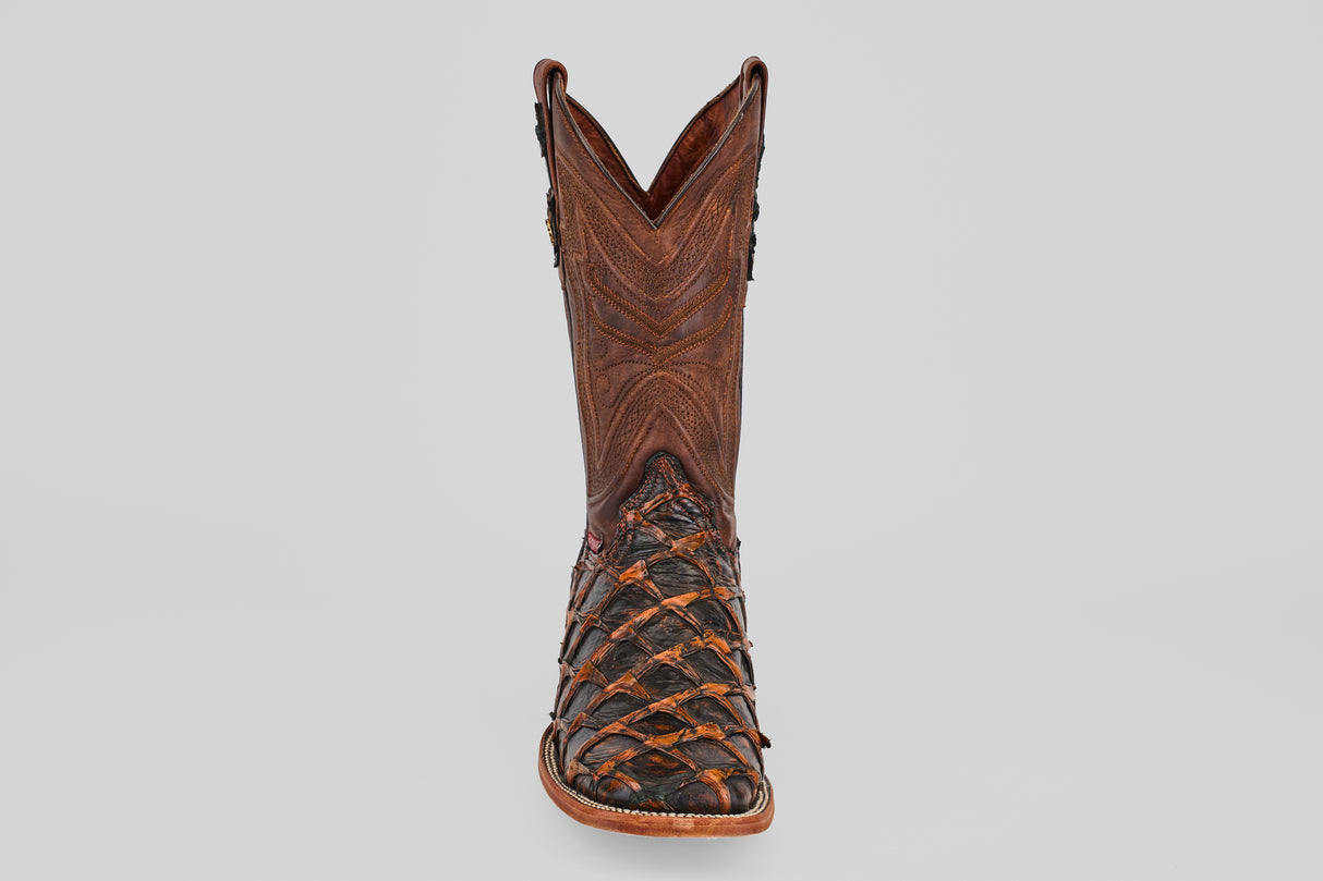 Connor - Rustic Cognac - Square Toe