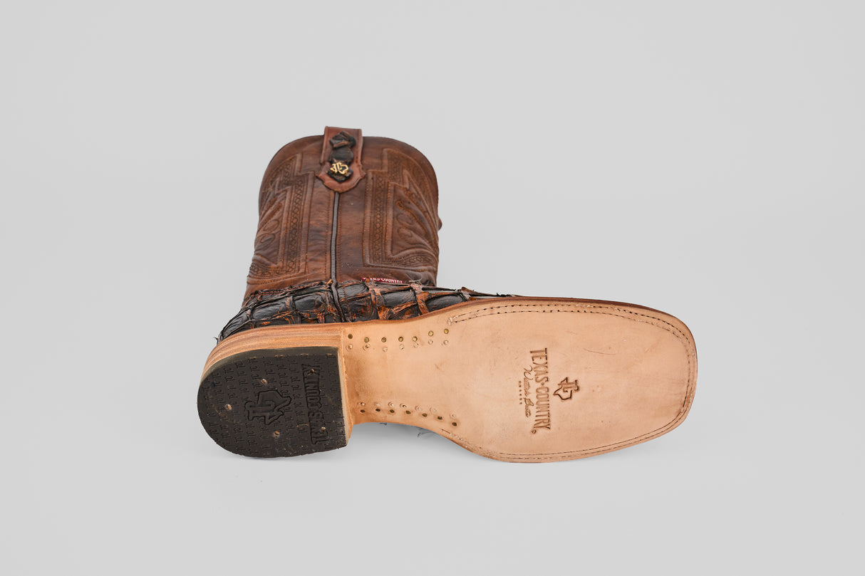 Connor - Rustic Cognac - Square Toe