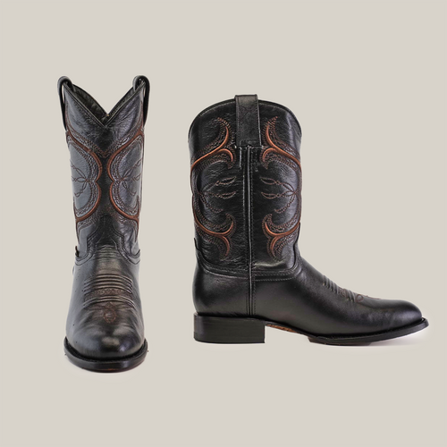 Rush Black - Roper Toe (E903)