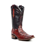 Botas Tanner Python – Rubí – Punta Cuadrada Estrecha (PN30)