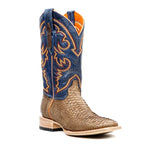 Braxton Python Boots - Tamarind - Square Toe - Gomez Western Wear