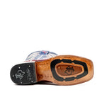 Braxton Python Boots - Ruby - Square Toe - Gomez Western Wear