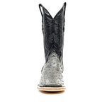Austin Ostrich Boots - Gray - Square Toe (AV20) - Gomez Western Wear