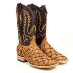Connor Pirarucu Fish Boots - Matte Orix - Square Toe (PZ60)