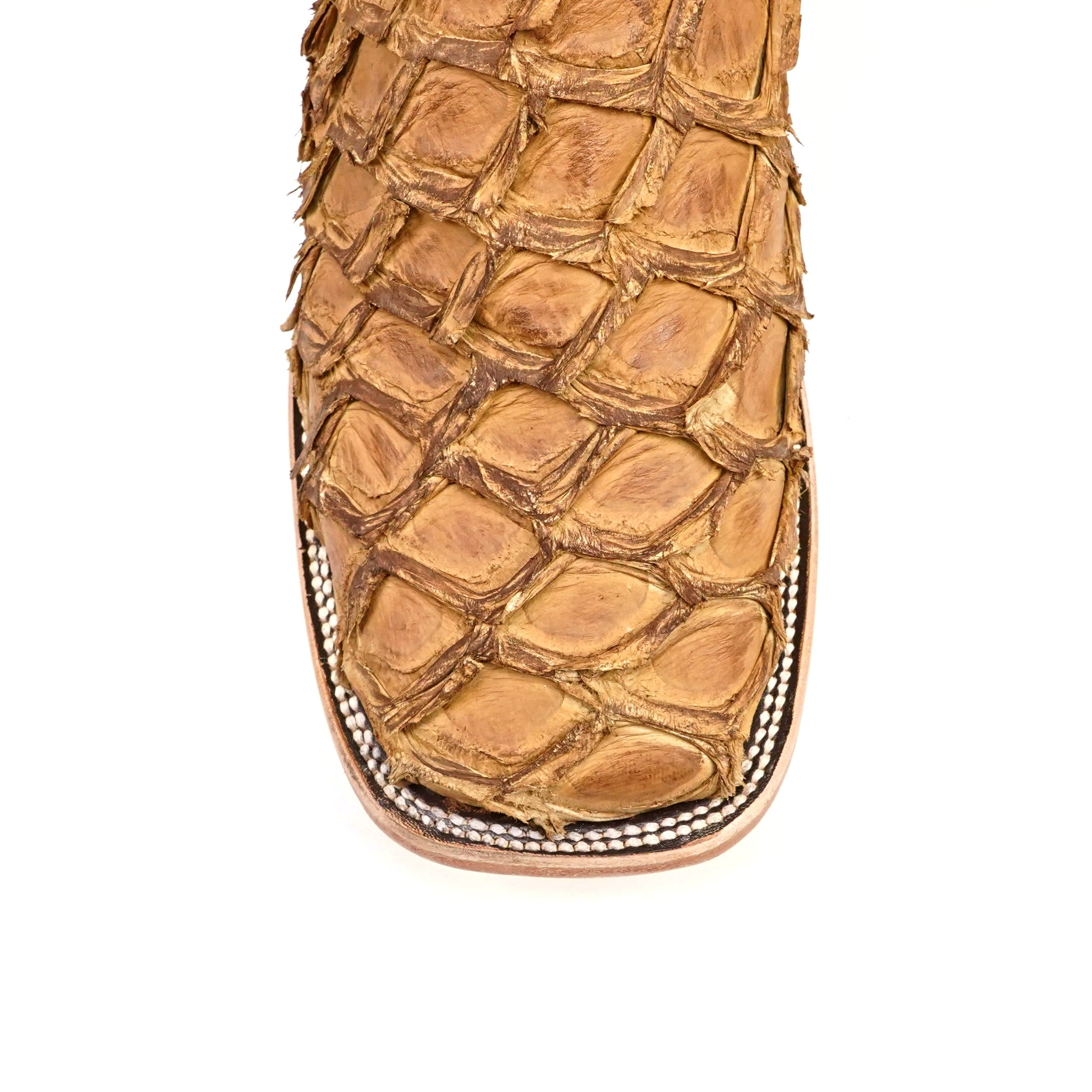 Connor Pirarucu Fish Boots - Matte Orix - Square Toe (PZ60)