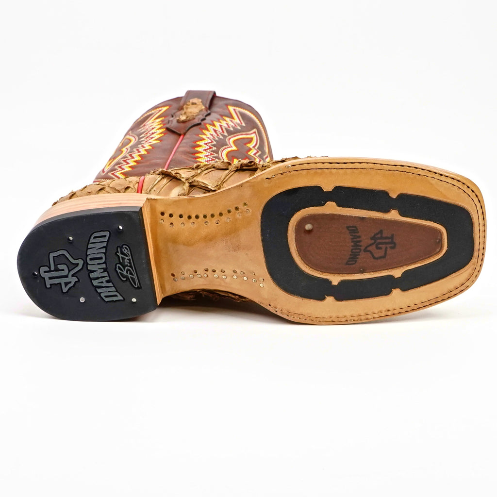 Butch Pirarucu Fish Boots - Orix - Square Toe