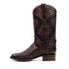 Caiman Lomo Café Diamante Rodeo H-501 - Gomez Western Wear