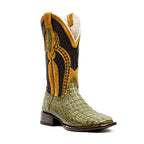 Ranger Caiman Hornback Boots - Agave - Square Toe - Gomez Western Wear