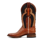 Ranger Caiman Hornback Boots - Brandy - Square Toe - Gomez Western Wear