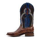 Ranger Caiman Hornback Boots - Espresso Brown - Square Toe - Gomez Western Wear