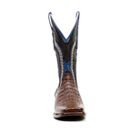 Ranger Caiman Hornback Boots - Espresso Brown - Square Toe - Gomez Western Wear