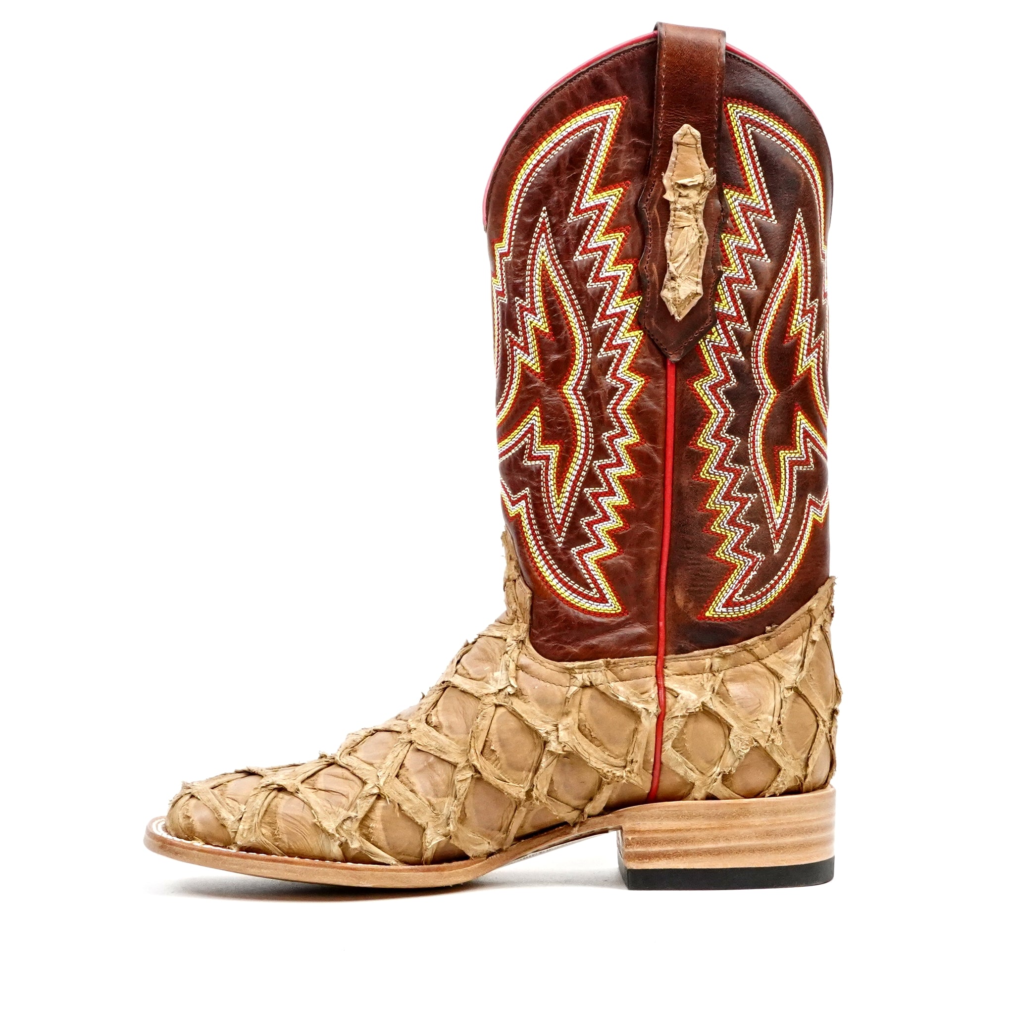 Butch Pirarucu Fish Boots - Orix - Square Toe - Gomez Western Wear