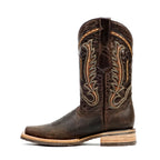 Azkar Tan Cowboy Boots- Slip-Resistant Sole - Rodeo Toe (E28)