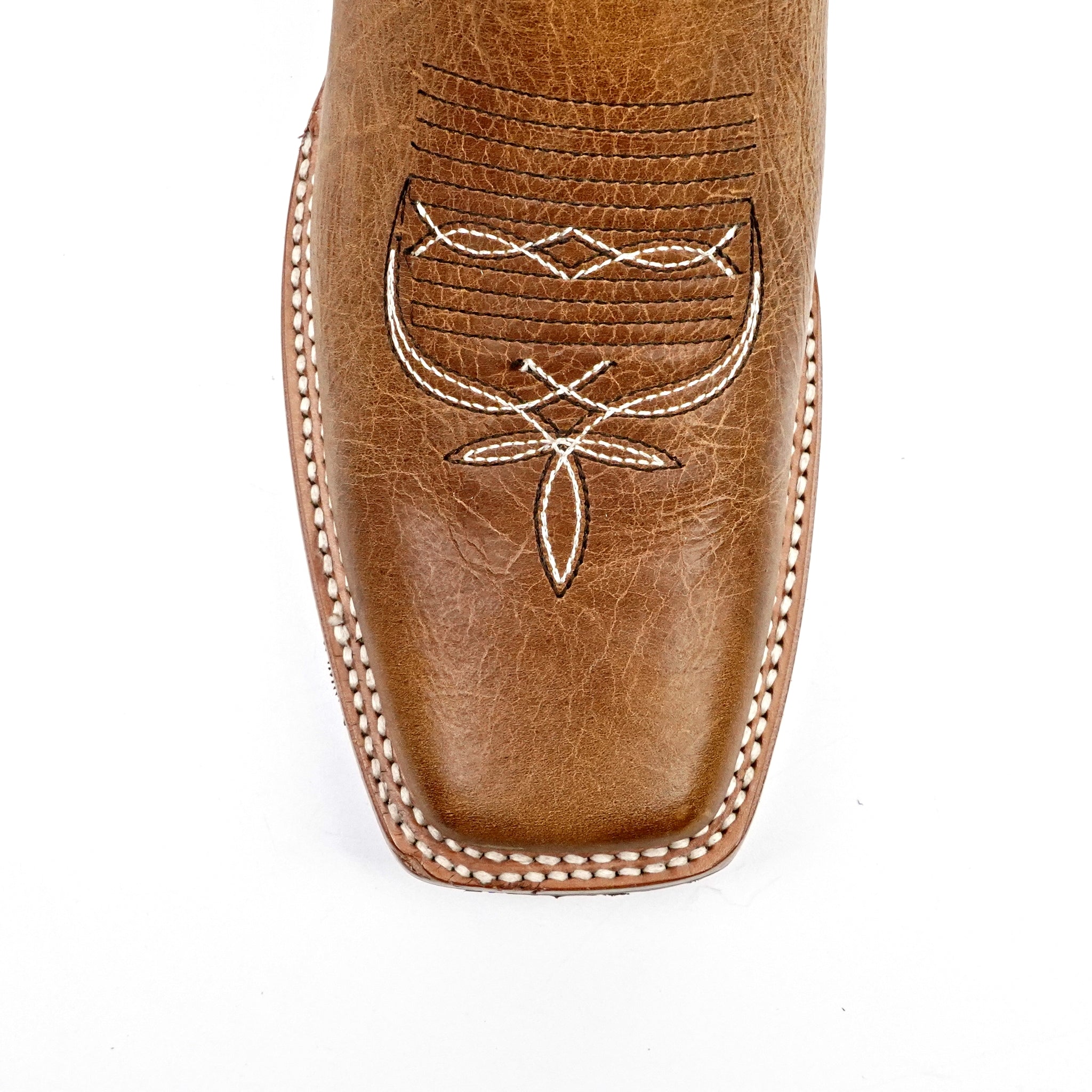 Wild Mustard Cowboy Boots - Slip-Resistant Sole - Rodeo Toe (E470)