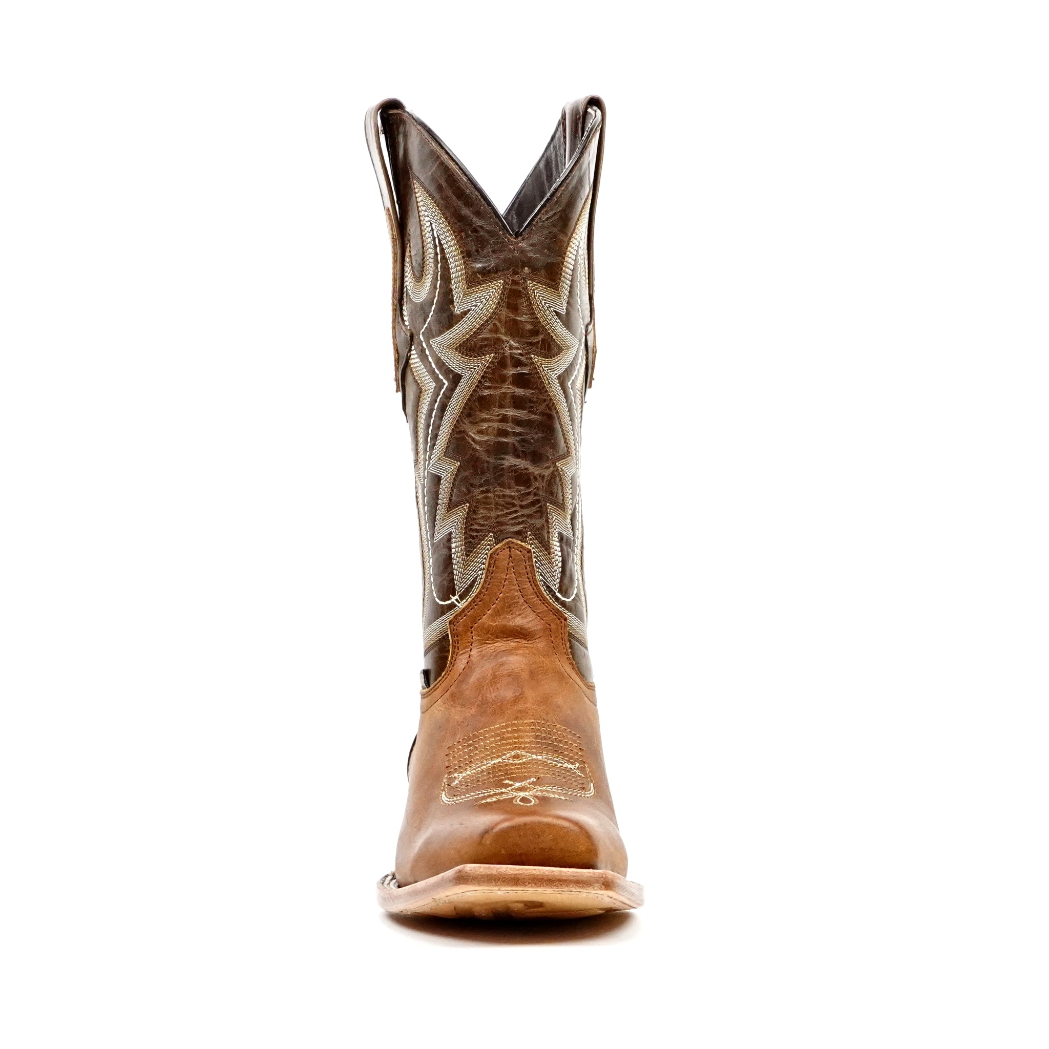 Fresno Tan Cowboy Boots - Narrow Square Toe (E906)