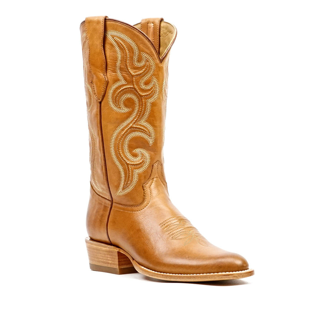 Boney Cowboy Boots - Clayton Honey - Roper Toe (TS203)