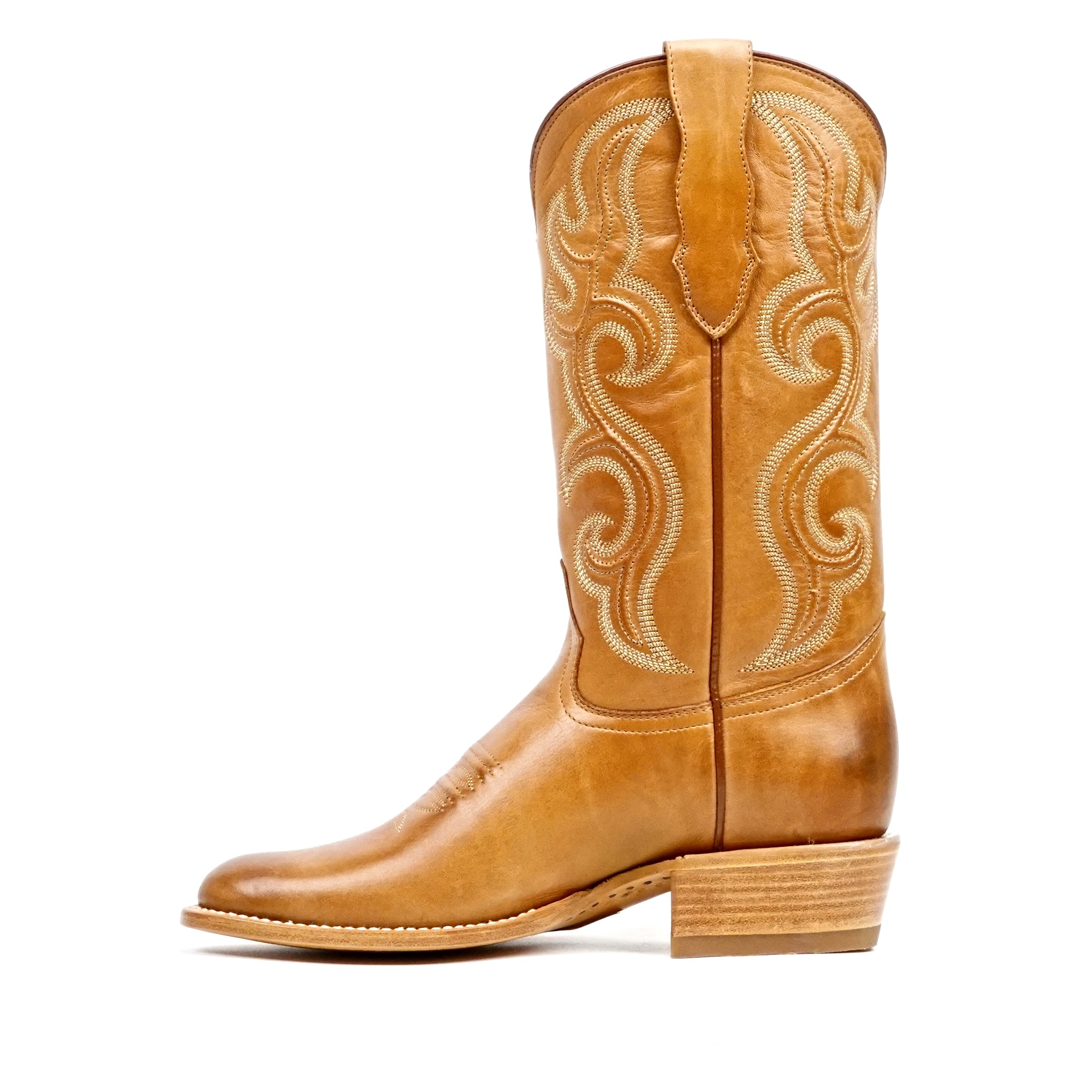 Boney Cowboy Boots - Clayton Honey - Roper Toe (TS203)