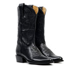 Boney Cowboy Boots - Clayton Black - Roper Toe (TS203)