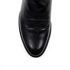 Boney Cowboy Boots - Clayton Black - Roper Toe (TS203)