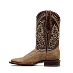 Botas Vaqueras Cheyenne de Chocolate - Punta Cuadrada (E29)