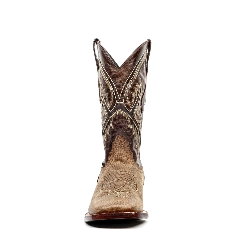 Botas Vaqueras Cheyenne de Chocolate - Punta Cuadrada (E29)