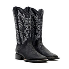 Botas vaqueras Cheyenne negras - Punta cuadrada (E29)