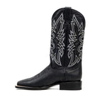 Botas vaqueras Cheyenne negras - Punta cuadrada (E29)