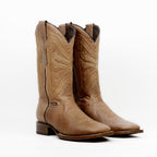 Botas Vaqueras Sierra Fawn - Punta Cuadrada (E917)