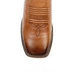 Botas de cowboy Clayton Tobacco - Punta cuadrada (E944)