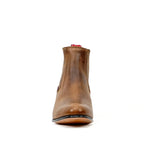 Rustic Honey Ankle Boots - Round Toe (E500)
