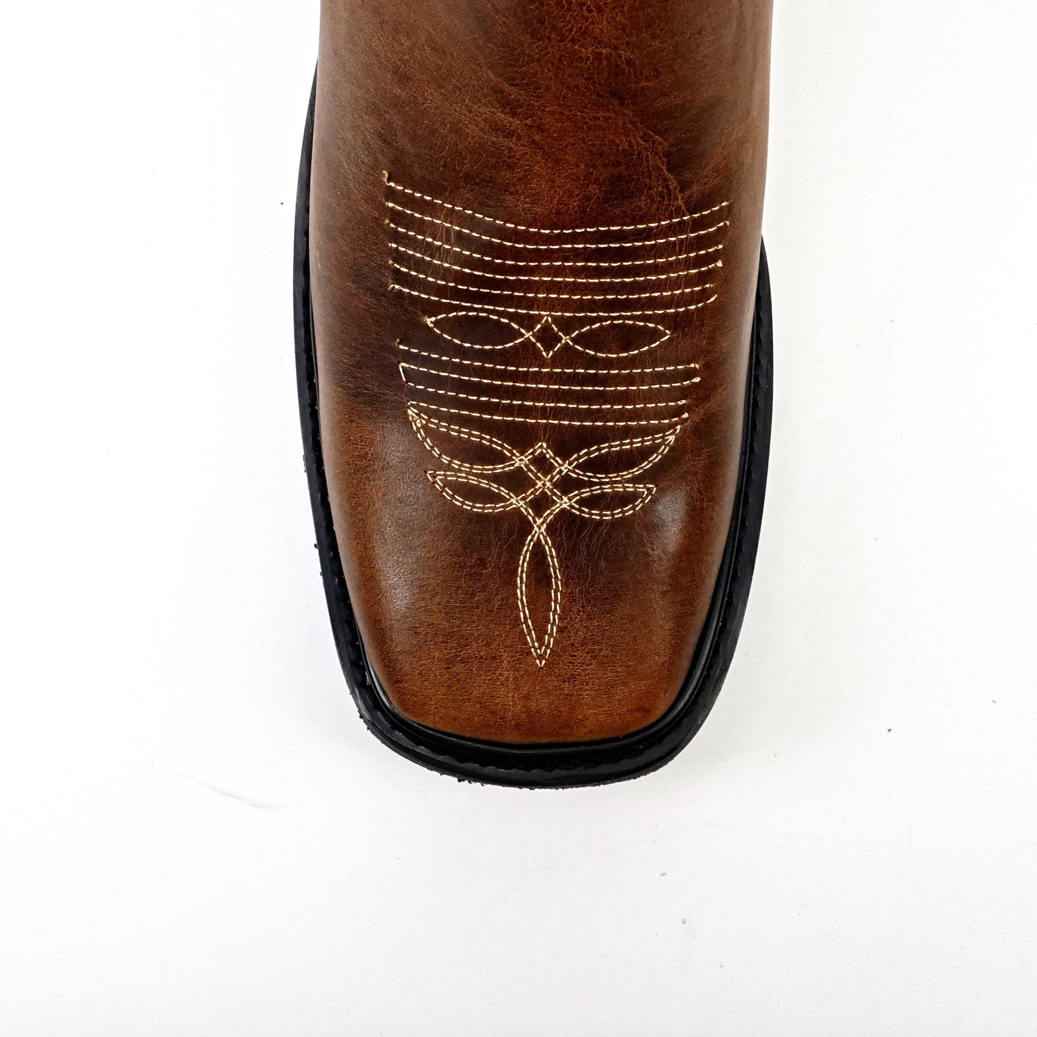 Rustic Honey Double Density Sole Ankle Boots - Square Toe (E1200)