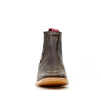 Cowboy Style Alamo Brown Ankle Boots - Square Toe (E1200)