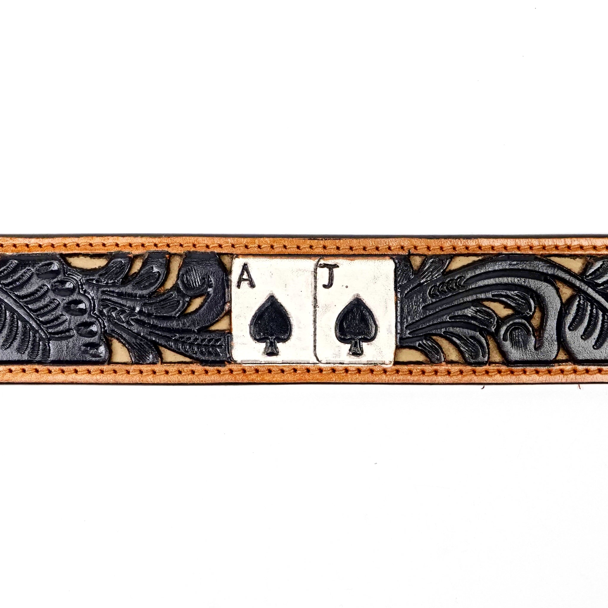 Hand-Tooled Leather Belt (MOD3)