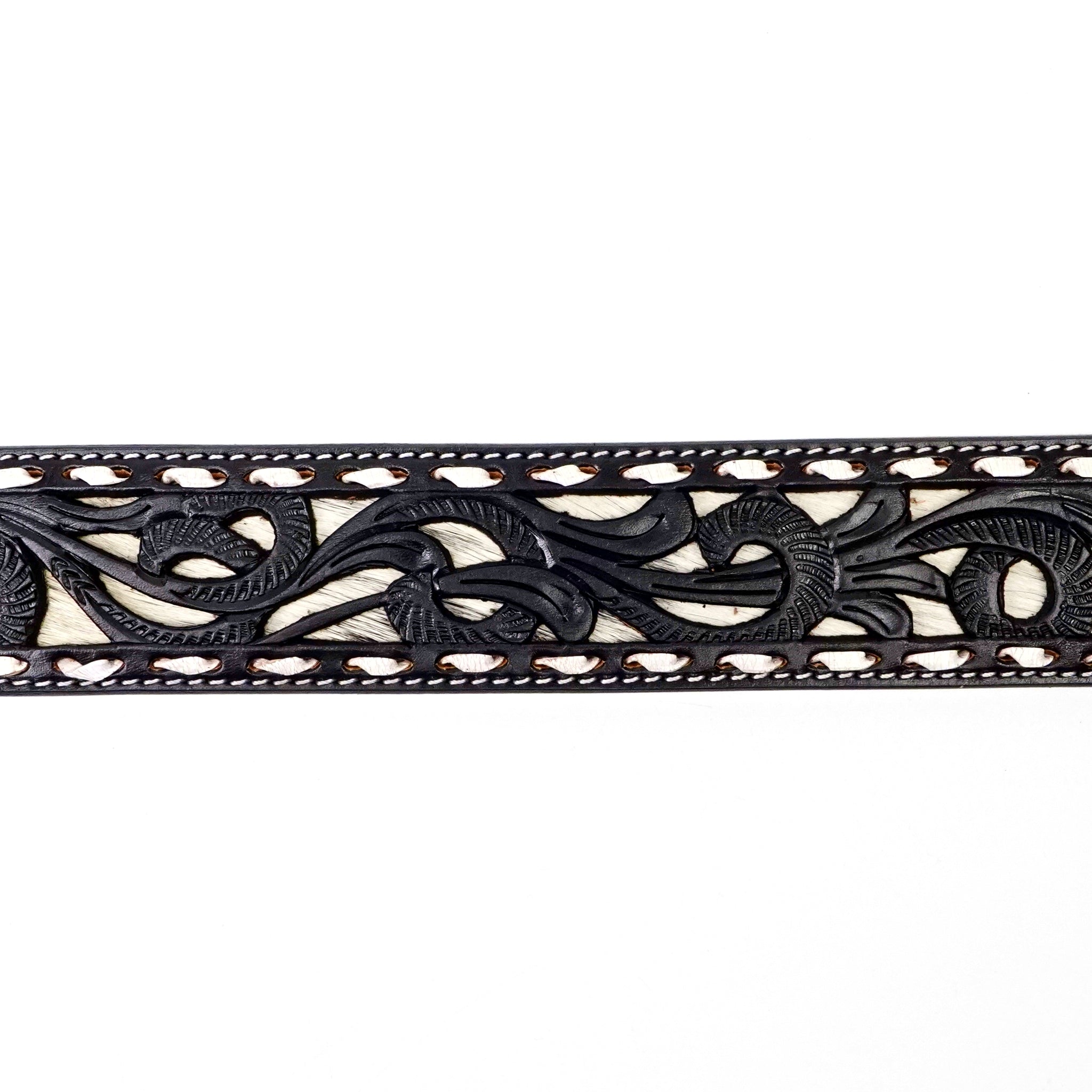 Hand-Tooled Leather Belt (MOD4)
