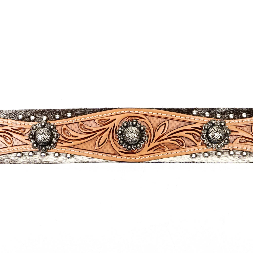 Hand-Tooled Leather Belt (MOD12)