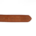 Cinturón liso de piel de vaca - Crazy Shedron (C-1901)