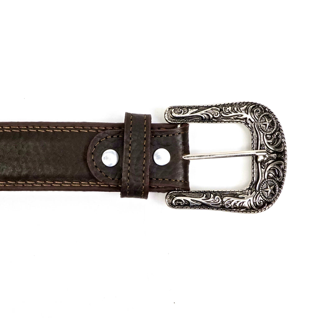 Cheyenne Choco Leather Belt