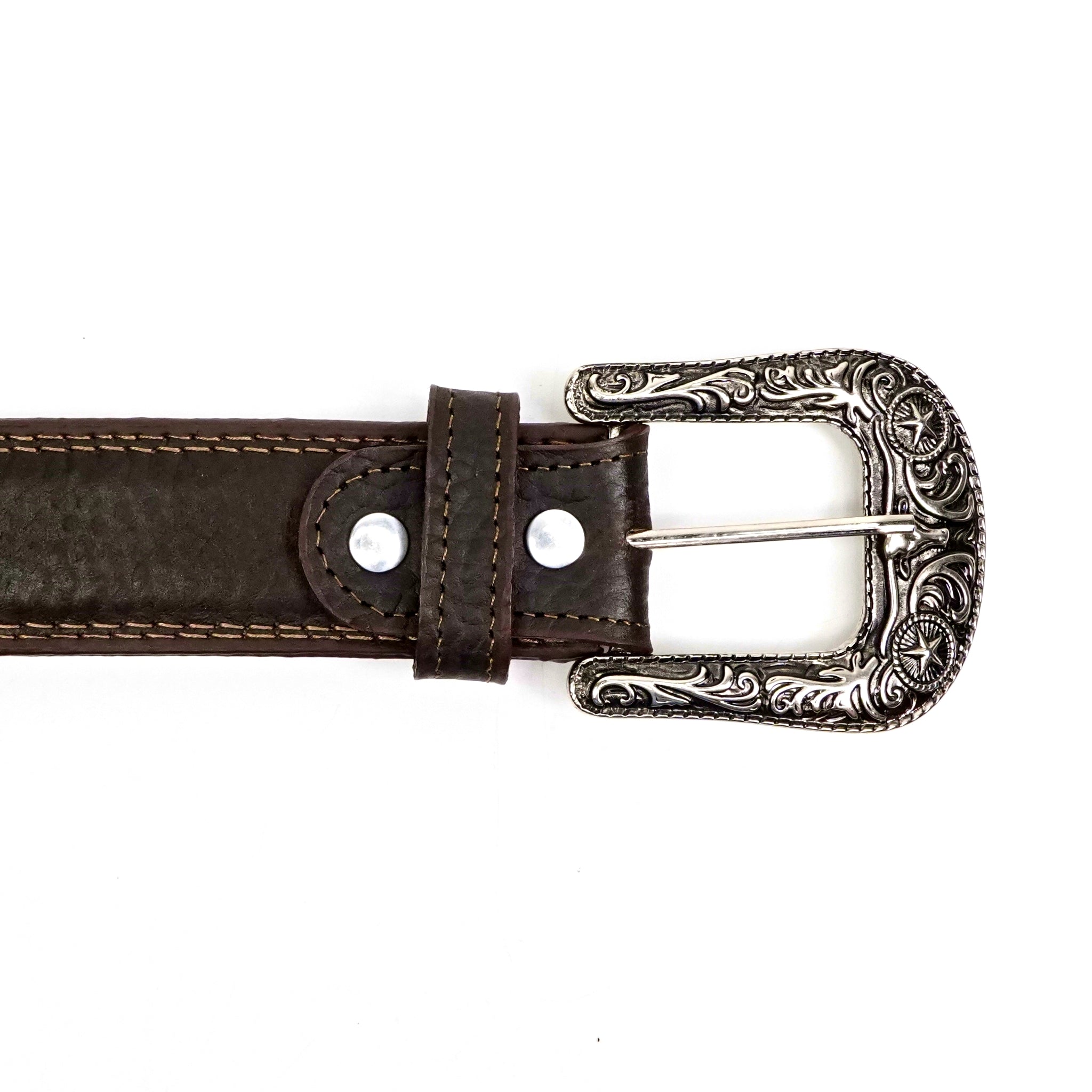 Cheyenne Choco Leather Belt